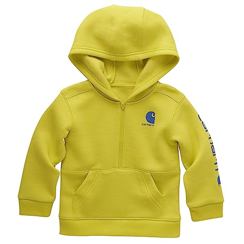 Image of Carhartt Kid's CA6273 Long-Sleeve Half-Zip Sweatshirt - Boys