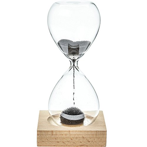 EMAKO Sablier magnétique décoratif sur Support en Bois Cover