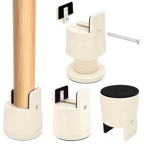 Yinnhom テーブル 高さ調節 6.5～9cm上げる テーブル 脚 継ぎ足し こたつ 机 高さ調整 こたつの高さを上げる足 こたつ足継ぎ足し テーブル高さ調整器具 継足 ソファ ベッド 家具 脚 4個セット 耐荷重500kg ベージュ