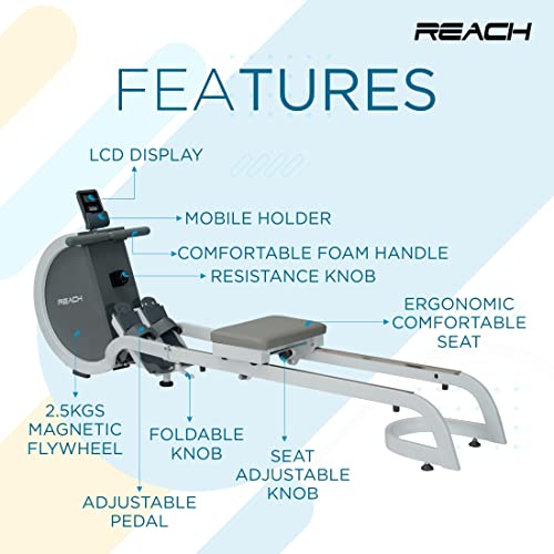 Reach RW-1000 Magnetic Rower — Home Rowing Machines - image 3