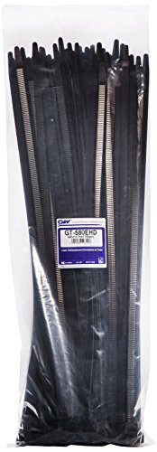 Price comparison product image GW Wiring Products,  Cable Tie 580 x 12,7 mm,  Black,  100 pcs,  GT-580EHDBC