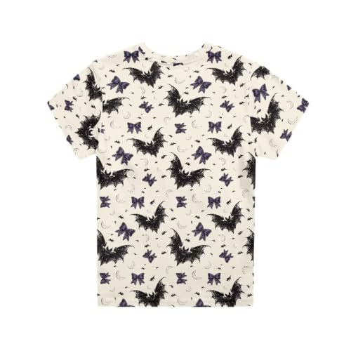Image of Renewold Kids Novelty T-Shirt for Girls Boys Short Sleeve Crewneck Summer Tee Soft Breathable Graphic Shirt for Age 2-16