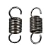DTGN 2.5x20x60mm(WxODxL) Extension Spring - 2Pack - Good for Home Repair Machinery - Spring Steel Extended Compressed Spring - Dark Grey