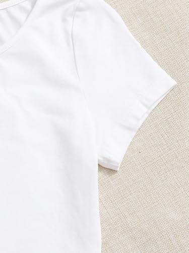 Image of KERI PERRY Tops for Women Crop Top for Women's Tank Activewear Tee Sports Work Out Wear Casual Round Neck Cotton Camisole Pack of 2