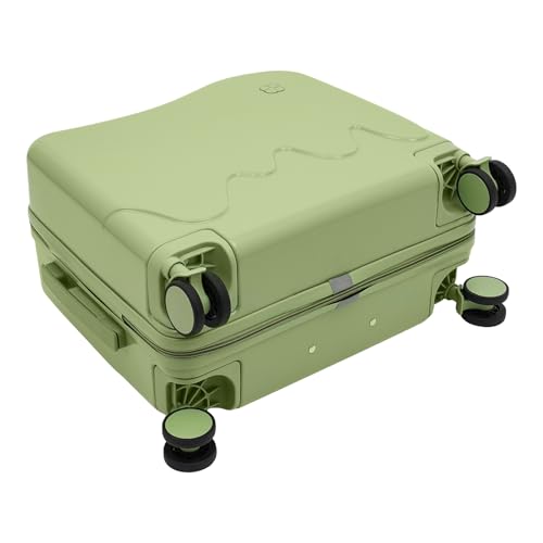 Ride on Suitcase for Kids 18 inch Kids Luggage Suitcases Child Seat Olive for Short Trips, Study Tours, Outings (Green)4