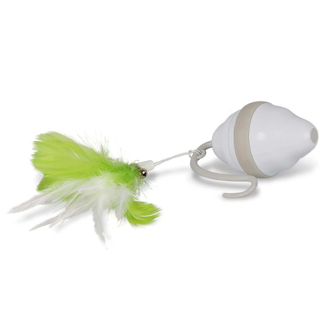 Ebi, Speedy Mouse 13,5 x 12,5 x 6,8 cm, Weiß/Grün, Spielzeug, Weiß/Grün, Katze