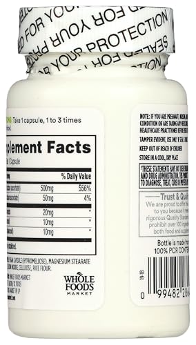 365 by Whole Foods Market, Buffered Vitamin C Complex, Vegan, 60 Capsules - image 2