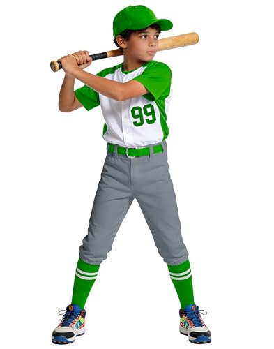 Image of MIVEI 2T 3T 4T 5T to 16Years Toddler Baseball Pants Youth Boys Tball Pants