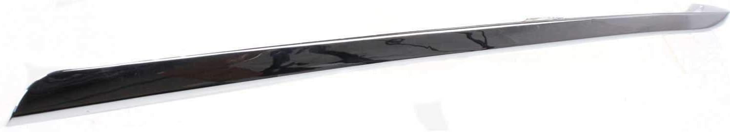 Evan Fischer Set of 2 Bumper Trim Compatible with 1998-2002 Lincoln Town Car Rear, Driver and Passenger Side, Outer