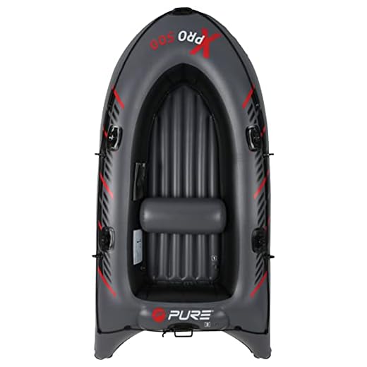 Pure4Fun , XPRO Schlauchboot für 2-3 Personen, Schwarz