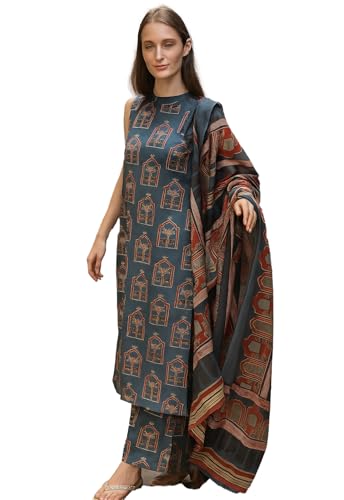Kurta Dupatta pour femme de qualité supérieure avec pantalon évasé LookMark