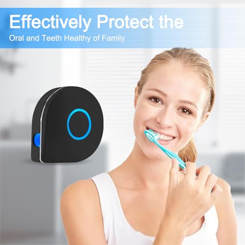 taishan uv sanitizer toothbrush caserechargeable portable mini holder with mirrorfits all toothbrushes for electric and manualsafety feature home travel