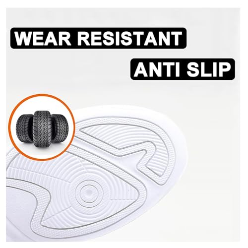 Damen Cheerleading Schuhe Cheer Schuhe Mädchen Turnschuhe Dance Sneaker Jazz Yoga Training Aerobic Schnürschuhe Sportschuhe Walkingschuhe Weiß 36