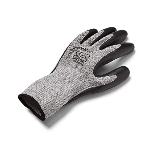 Amazon Basics 13 Gauge Hppe Shell, Eco-Latex Palm Coated 1 Pair Size 10,Xl, 1-Pair #TOP3