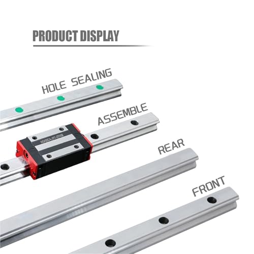 Rail de guidage linéaire HGR25 pour éliminer le jeu sur machine CNC 450mm - 3