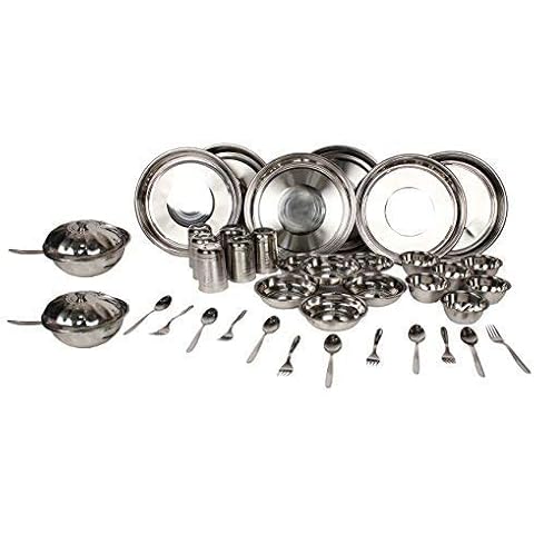 ROYAL SAPPHIRE Stainless Steel Dinnerware Set 40 Pieces, Service for 6 Cover