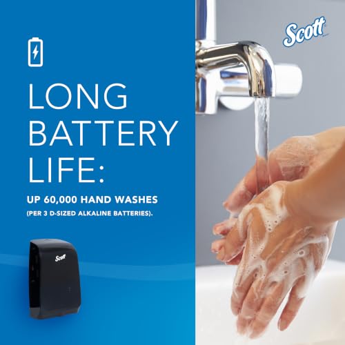 Scott Professional Touchless Skin Care Dispenser (32504) | Automatic Touchless Dispensing, Wall Mounted, 1.2 L Capacity, Black, Compatible with Scott Skin Care Refills - image 5
