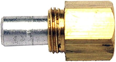 ANDERSON & FORRESTER BA719-021 Penn-Baso Pilot Orifice - Natural Gas, 1/2" Hex Size, 1" Long, 1/8-27 Female NPT to 7/16-27 UNS Threads