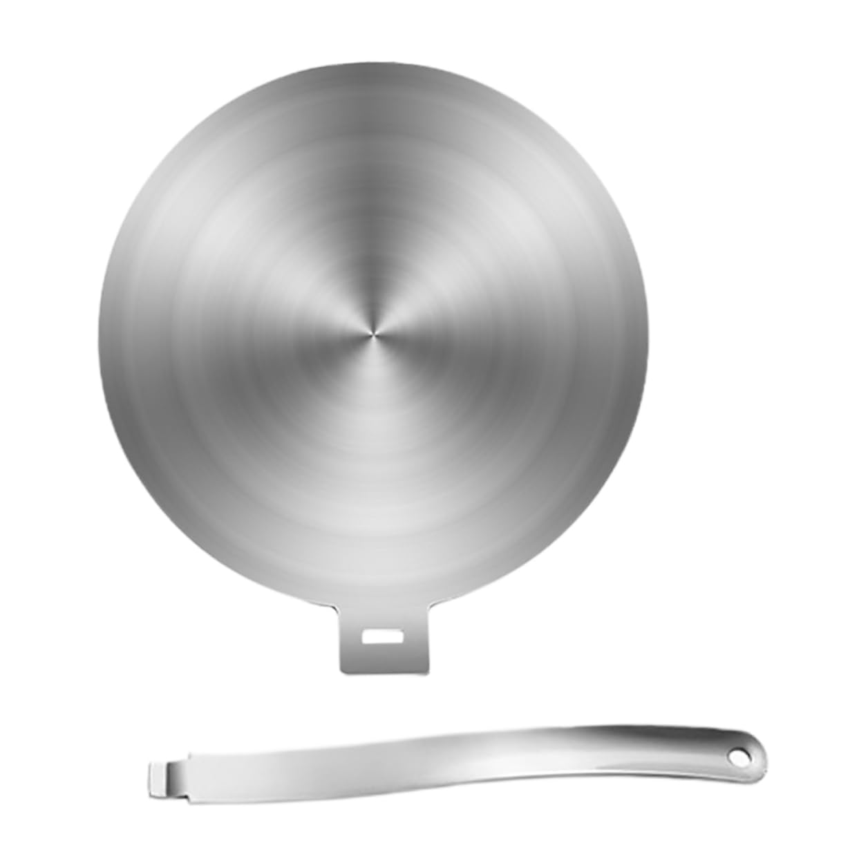 Difusor De Calor Inoxidable para Cocina De Inducción y Gas Placa Adaptadora Mango para Olla y Sartén