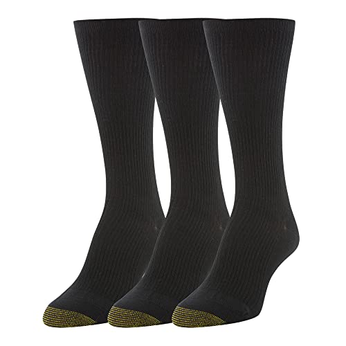 Image of GOLDTOE Women's Non-Binding Rib Crew 3 Pack
