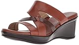  Naturalizer Women\'s VIVY Wedge Sandal, Brown, 9 M US