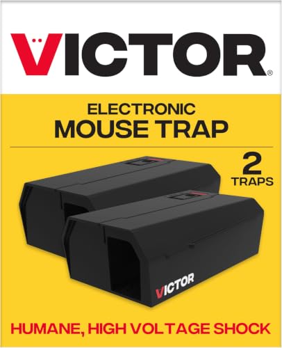 Image of Victor Humane Mouse Traps Indoor for Home - M250BSR-2 - No Touch Electric Mouse Traps for Home, 2 Count (Pack of 12)