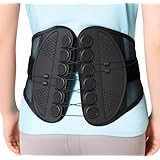 Basnem腰サポーター 腰コルセット 腰用 メッシュ通気 省力動滑車 コルセット 洗濯可 薄型 腰ベルト 男女兼用 骨盤 姿勢 スポーツ 仕事用 作業用(L)