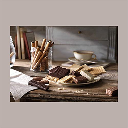 Babbini in Dose Waferini Waffel mit Schokolade überzogen Verschiedene kleine Köstlichkeiten BABBI, 2 kg, Lucgel
