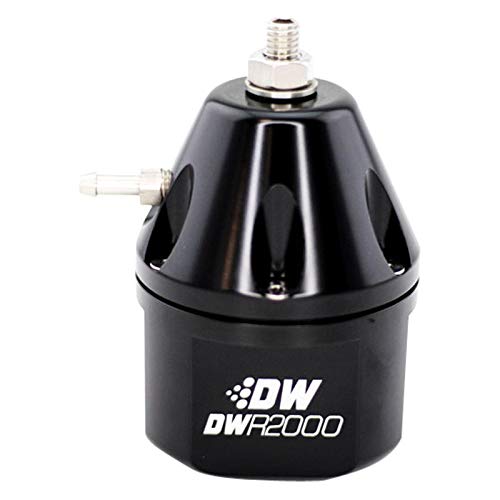 Deatschwerks DWR2000 Adjustable Black Fuel Pressure Regulator