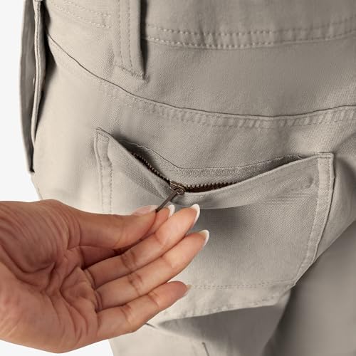 Overol con peto Dickies para mujer con doble frontal de pato resistente 7
