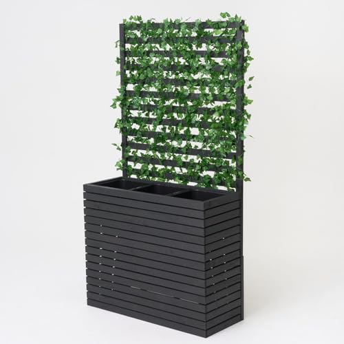 Kistenland XXXL Blumenkasten „Margarete“ mit Sichtschutz - 180cm...
