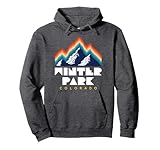 Winter Park Colorado - USA Ski Resort 1980s Retro Pullover Pullover Hoodie