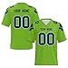 Custom Football Jersey, Football Jerseys Personalized Name/Number, Football Shirt for Men Women and Youth (Seahawk Navy)