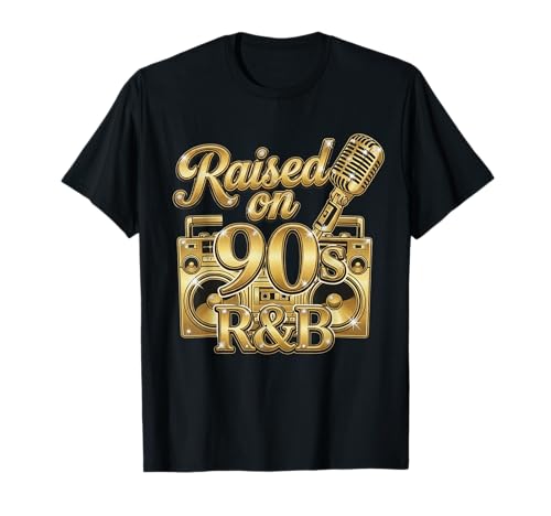 Raised on 90s R&B Cassette rétro rétro Old School RNB T-Shirt