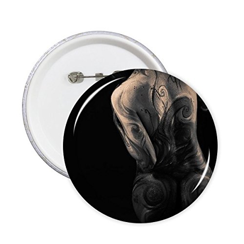 Badge Body Painting Tattoo bouton décoration vêtement original