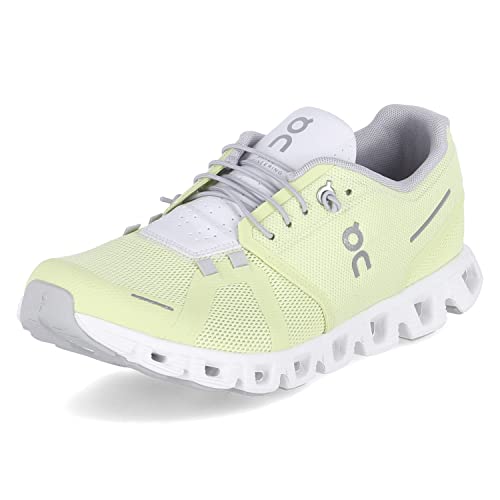 On Men's Cloud 5 Sneakers, Hay/Frost, 8.52