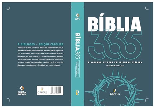 Bíblia 365 - Edição Católica (NVT): A palavra de Deus em leituras diárias