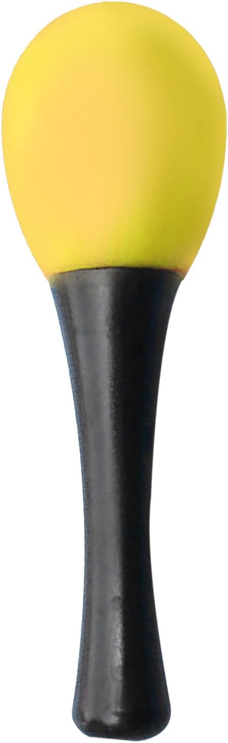 Plastic Kid Maracas with Crisp Sound, Bright Appearance, and Educational Toy for Early Education (Yellow