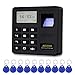 Produktbild KDL Biometrische Access Controller RFID Fingerabdruckscanner Leser Tastatur 500 Benutzer, 10 stücke 125 kHz Tür Schlüsselanhänger für Türsprechanlage