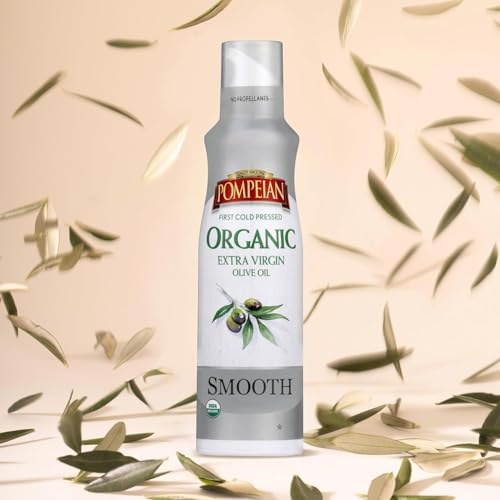 Pompeian Aceite de Oliva Extra Virgen Orgánico Spray 6 Pack 150 ml miniatura 7