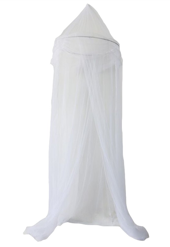 zanzariera Lettino Neonato con Supporto Maglia zanzariera Lettino Bimbi con Apertura Pieghevole Neonato per Lettino Bambini 240x60cm (HöhexDurchmesser)