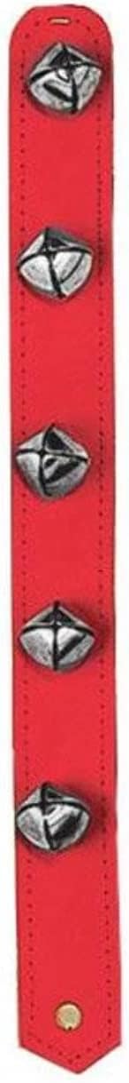 Rubies Unisex Forum Deluxe Jingle Bell Strap, Red/Silver