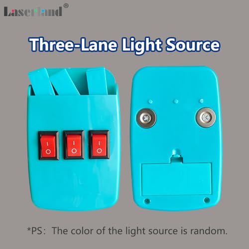 Laserland OKIT Physics Optical Experiment Kit Reflector Refraction Triangular Prism Convex Lens Concave Mirror Linear Light thumb #3