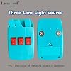 Physics Optical Experiment Kit Reflector Refraction Triangular Prism Convex Lens Concave Mirror Linear Light