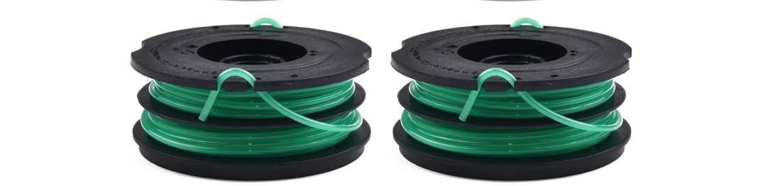 Daaxing Strimmer Spool Line for Black & Decker GL701 GL710 GL716 GL720 GL741 Cordless Trimmer Spool Line Accessories (2pcs)