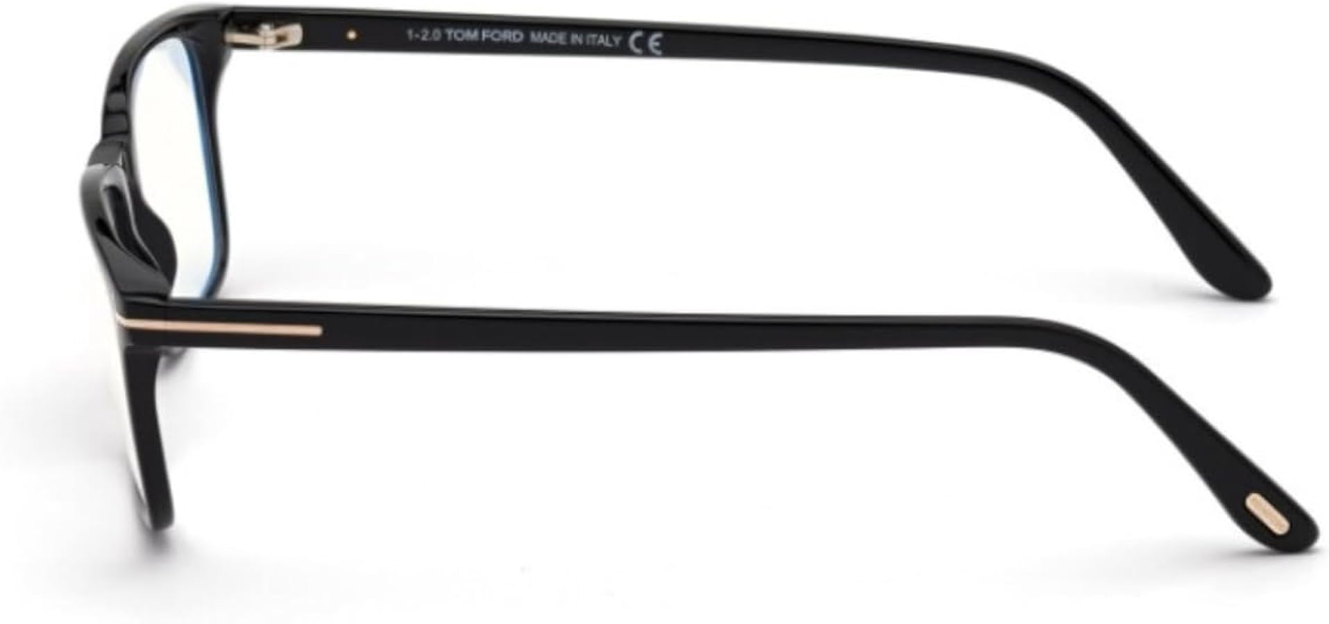 Amazon.com: Tom Ford FT 5735-B BLUE BLOCK Shiny Black/Blue Filter