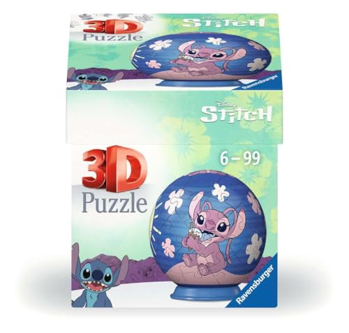 Ravensburger - Puzzle 3D Ball - Disney Angel - A partir de 6 ans - 54 pièces numérotées à...