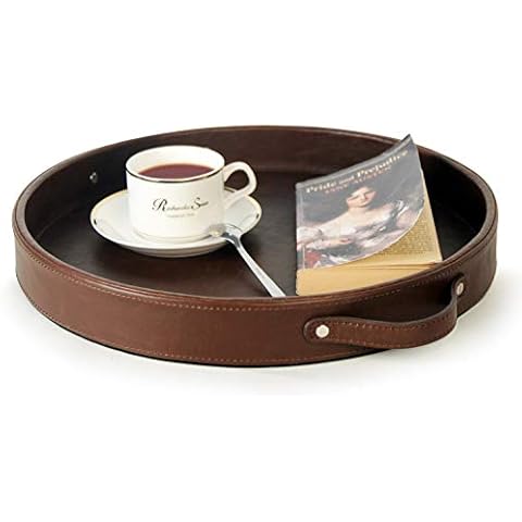HofferRuffer PU Leather Serving Tray Cover