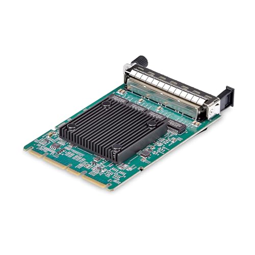 StarTech 4-Port RJ45 Gigabit 3.0 Server Network Card con Intel I350, SFF 4C+/PCIe 3.0/PXE/VLAN, 3-Speed Ethernet NIC, OCP 3.0 miniatura 2