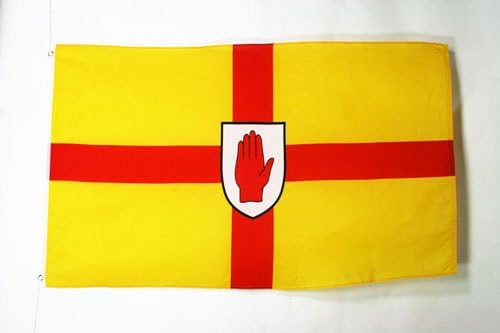 AZ FLAG, Ulster Flag, 2x3 Ft, 100D Polyester Ireland, Irish Province Of Banner with Two Metal Grommets, Fade Resistant